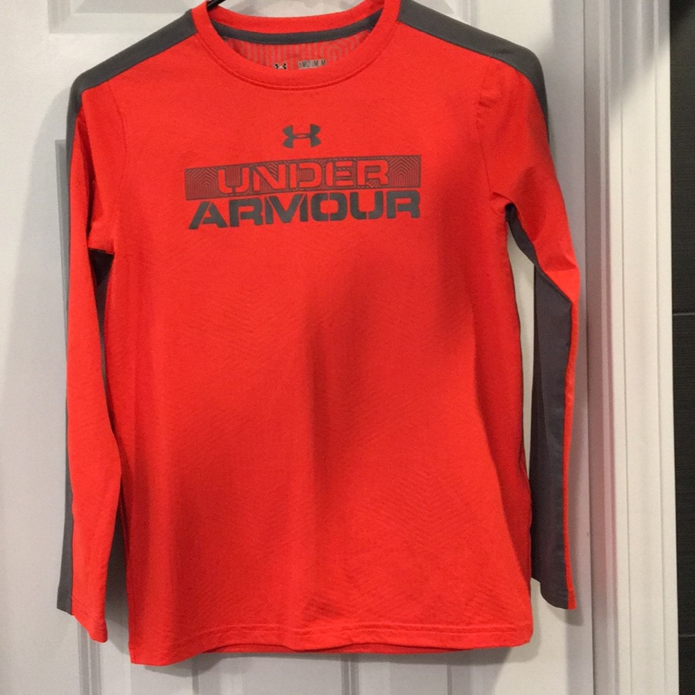 Under Armour Boy’s Long Sleeve Cold Gear Orange
